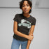 T-shirt nera da donna con logo Puma Essentials+ Graphic, Abbigliamento Sport, SKU a712000202, Immagine 0